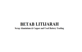 BETAB Litijarah Scrap Aluminium & Copper and Used Battery Trading
